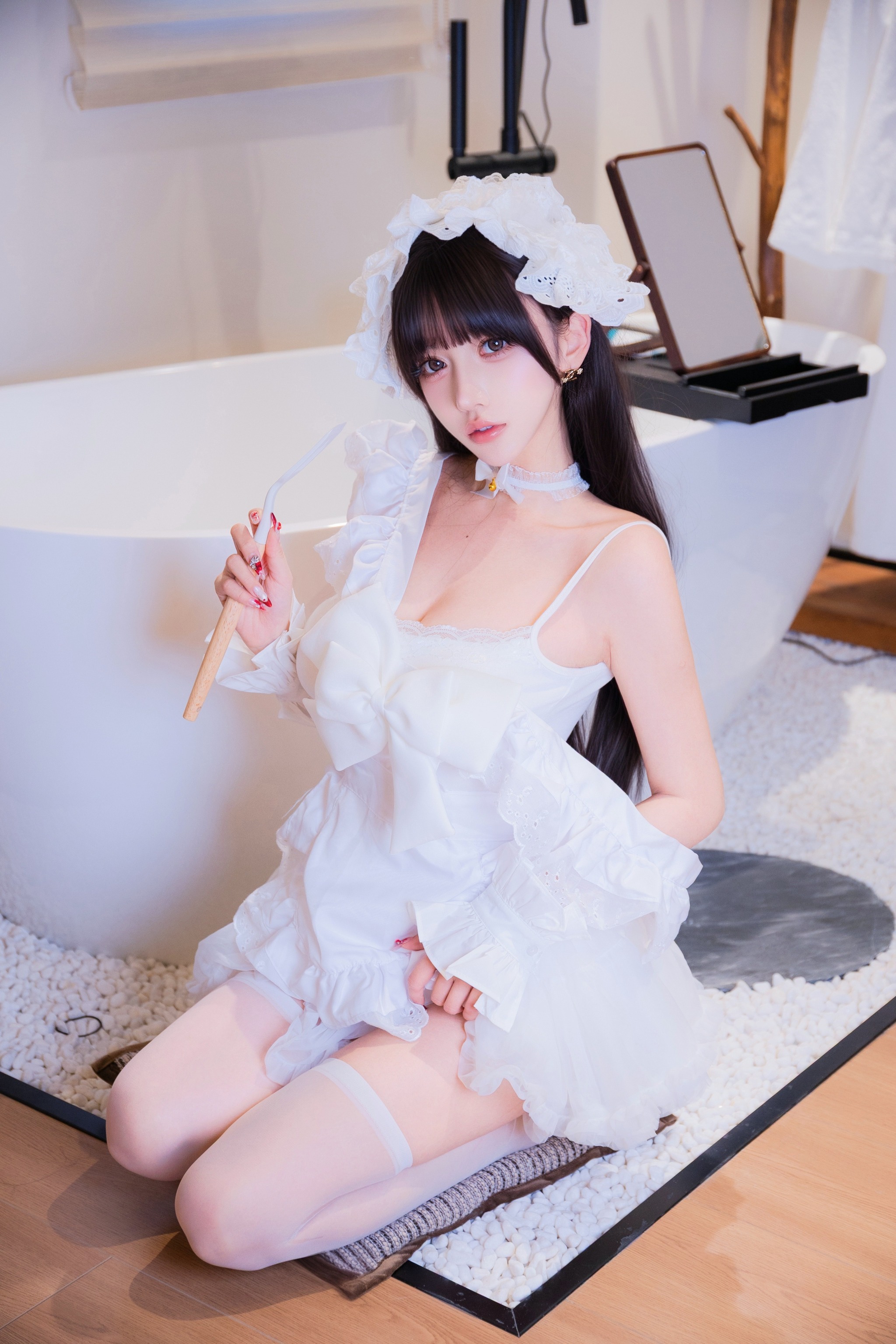 图片[1]-过期米线线喵 – NO.171 厨娘女仆[21P]-XikXak